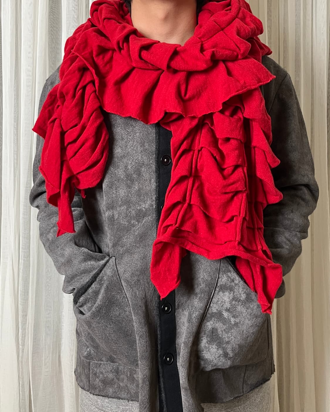 Gomme 고무 셔링 머플러 목도리 상품이미지1