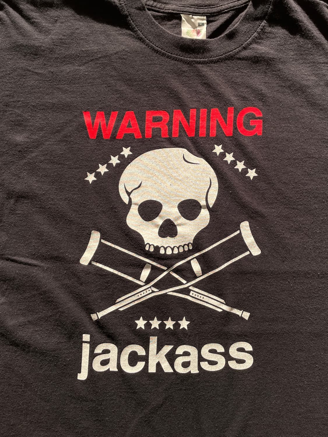 00s Jack Ass Promo Skull T-shirt 상품이미지4
