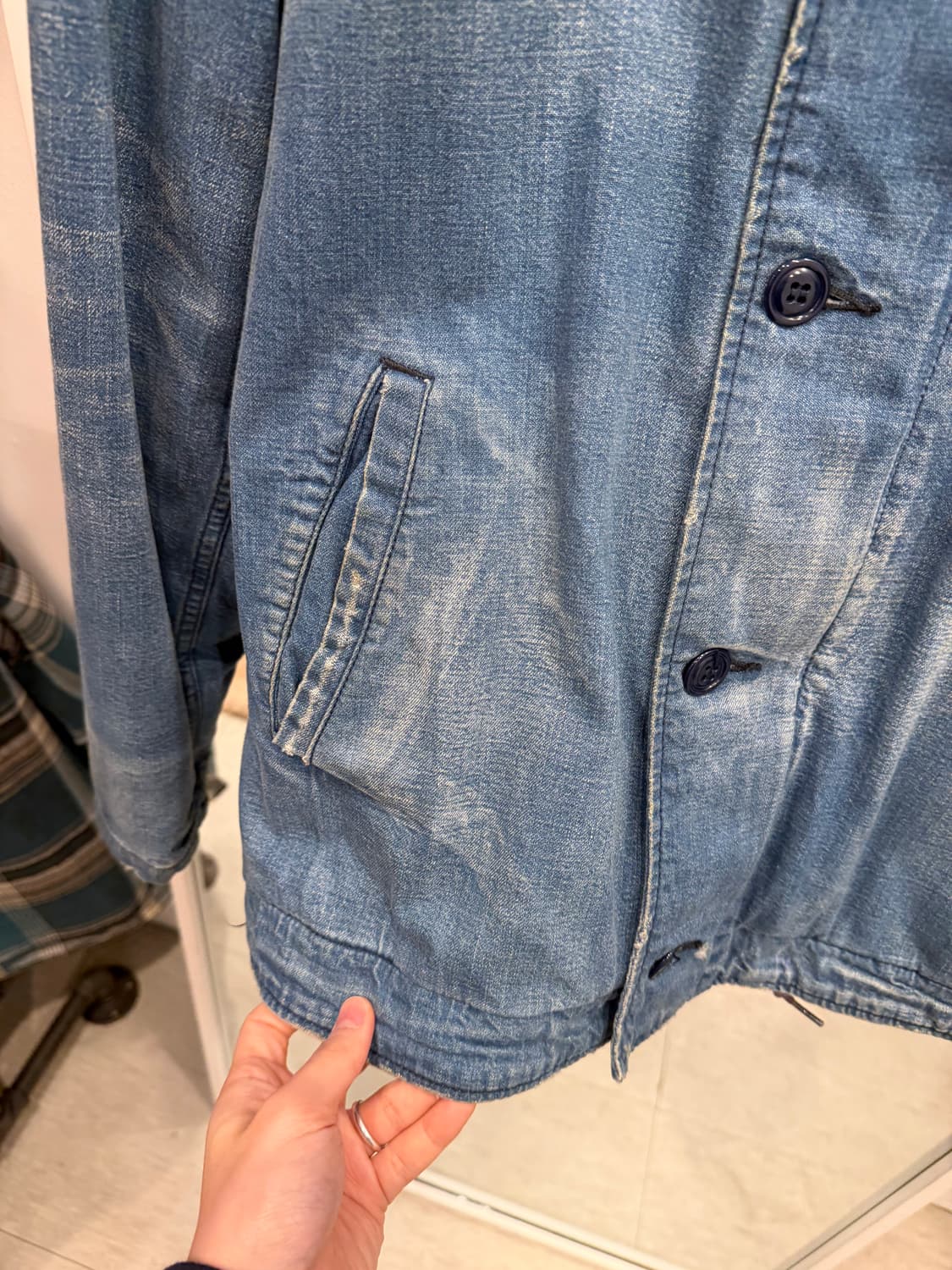 Alpha Industries & Lee 스톰라이더 N-1 데님 덱 자켓 상품이미지7