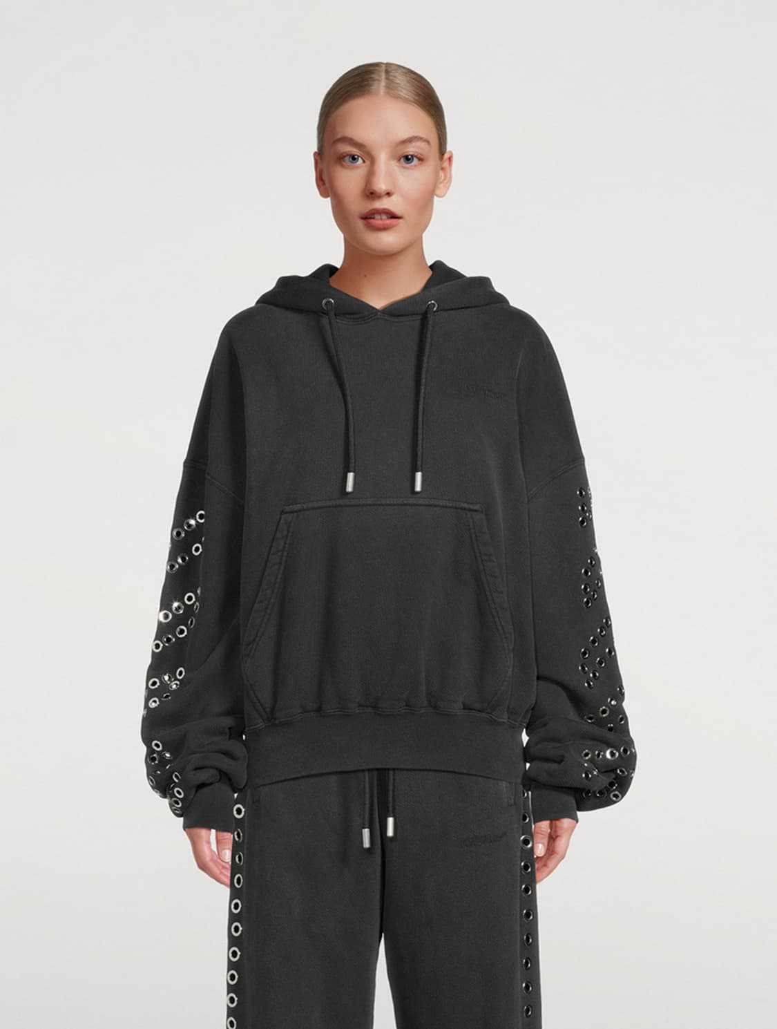 오프화이트 다이애그널 아일렛 후드 상품이미지6