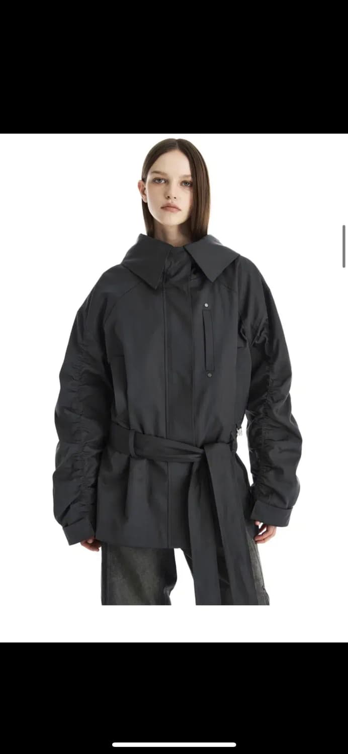 트리밍버드 Hooded Half Field Jumper (차콜) 상품이미지3