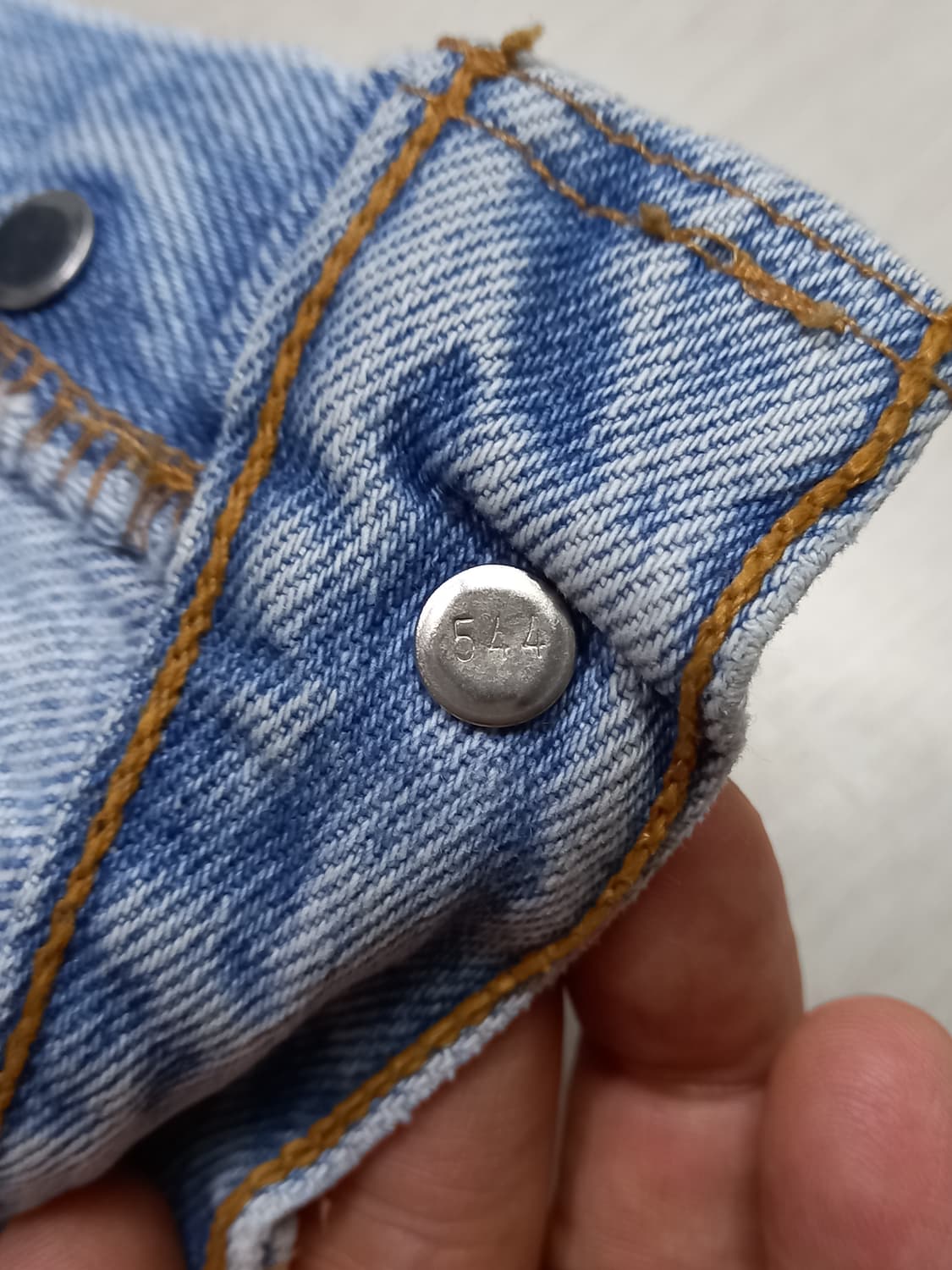 31 90's 리바이스501 여성용 일자진 연청 31-474 상품이미지7