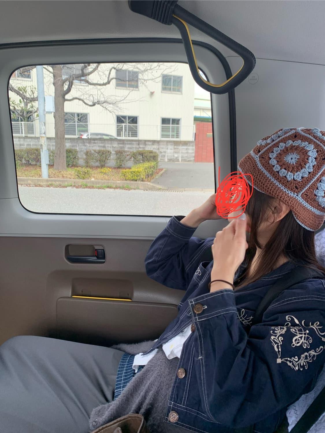 빈티지 크롭 노카라 자켓 상품이미지2