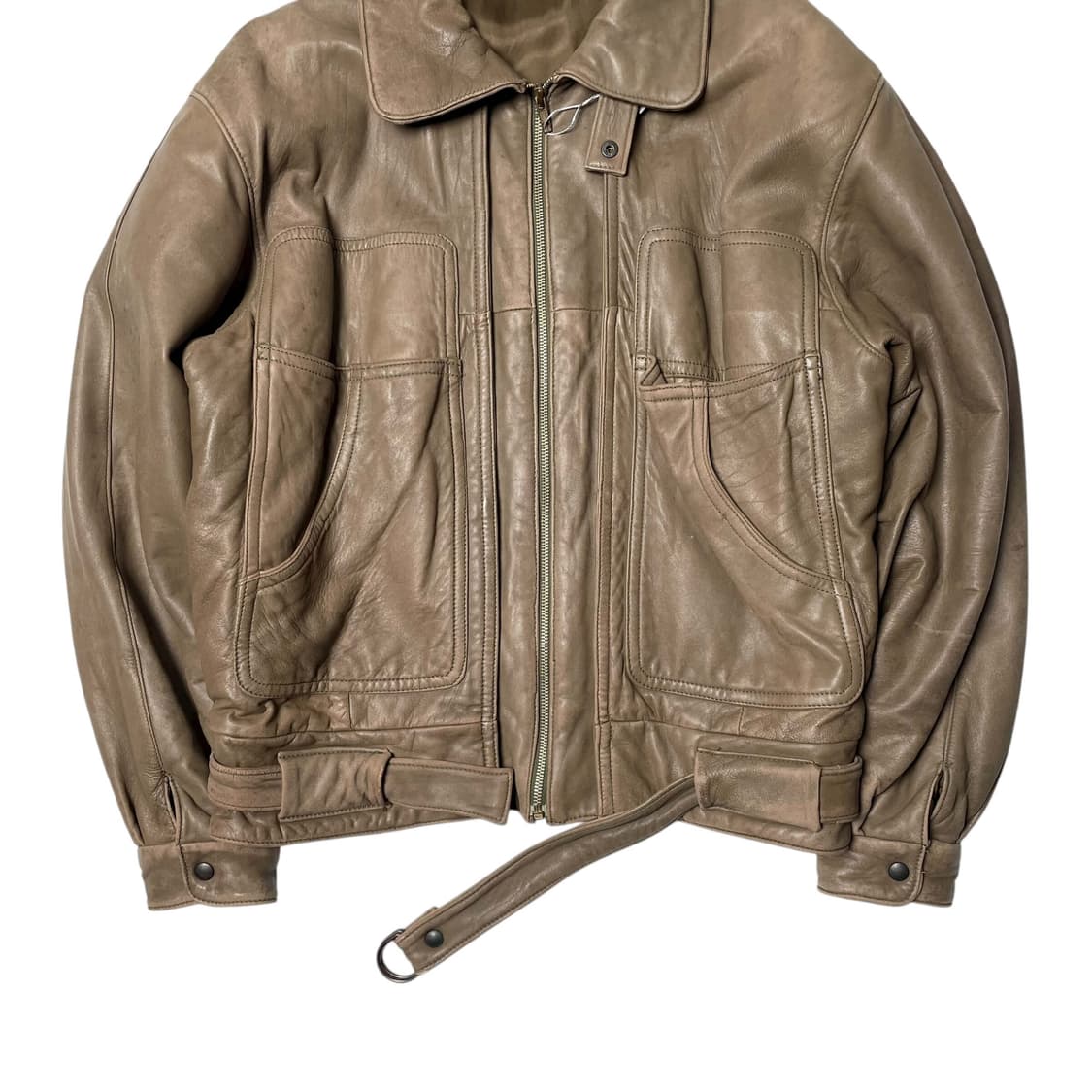 멀티포켓 레더 봄버 (italy made) 상품이미지3