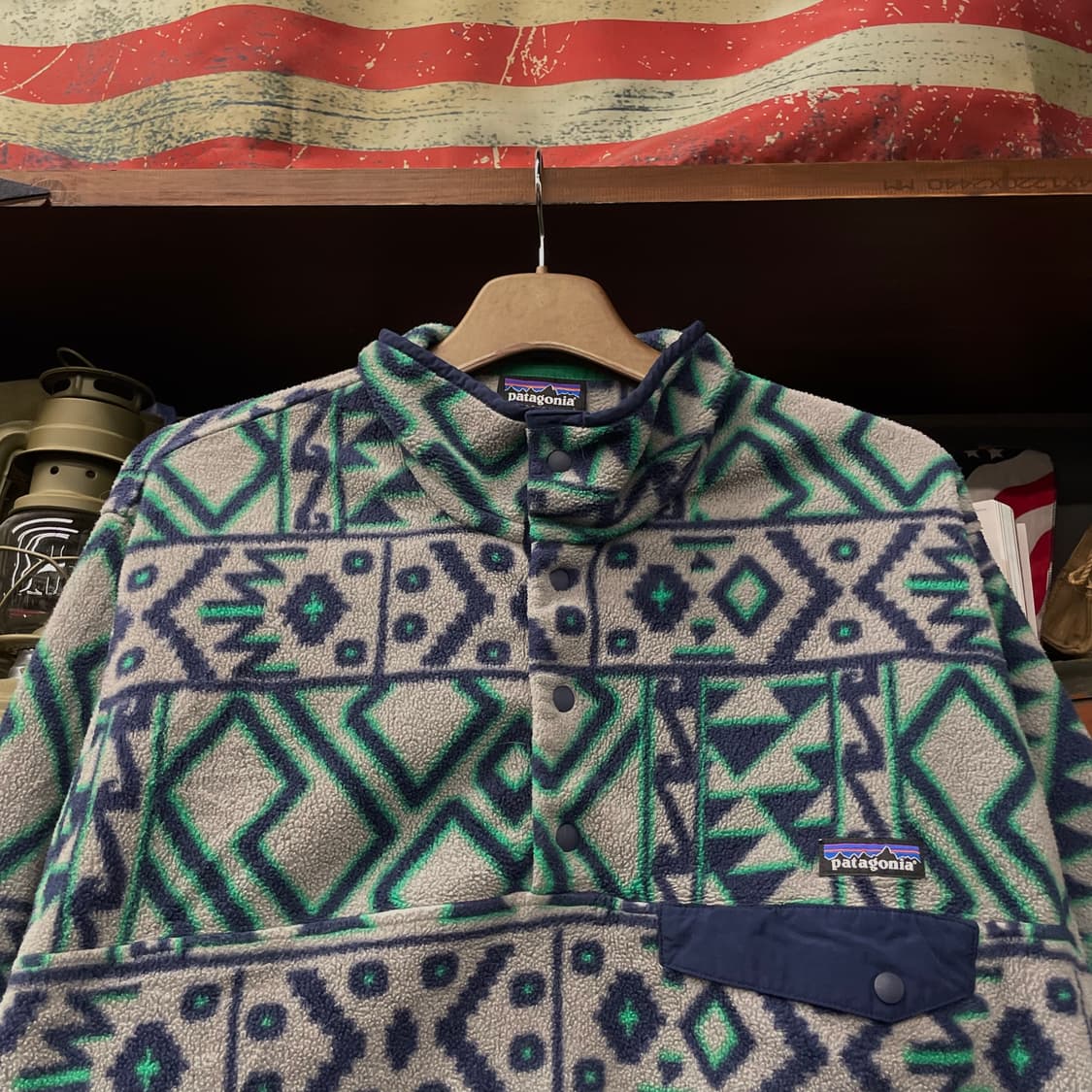 FA14 파타고니아 아즈텍 패턴 신칠라 스냅-T 풀오버 플리스 N8 상품이미지3