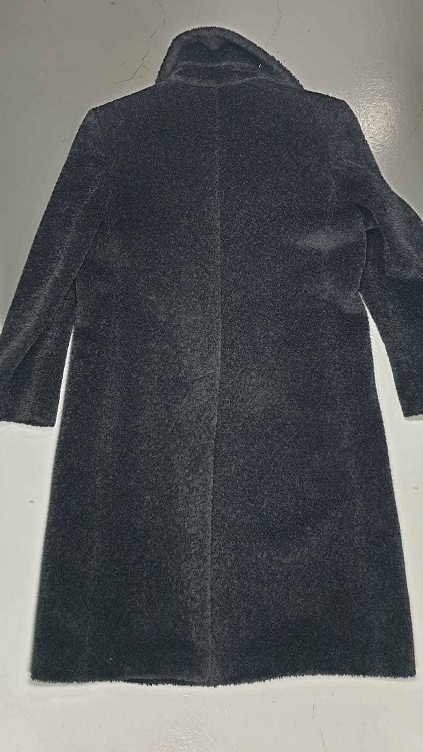 MaxMara 블랙 알파카 롱 코트 상품이미지10