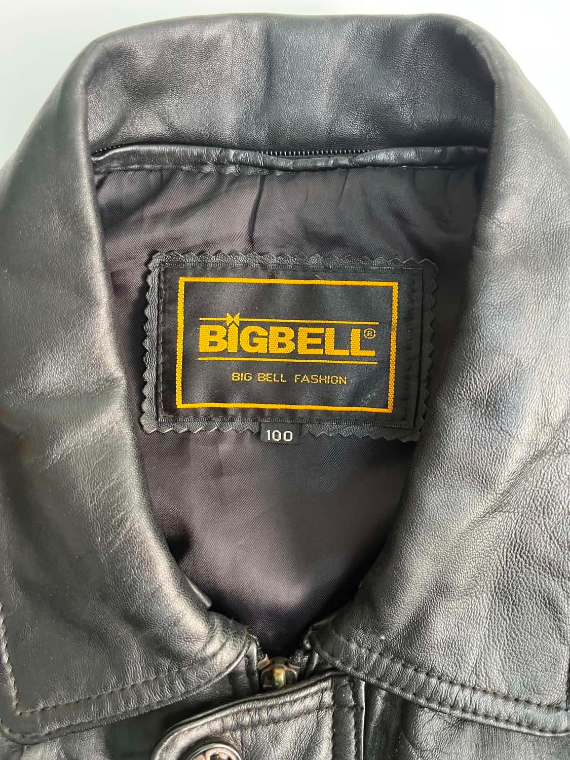 [100]BIGBELL 빈티지 양가죽 카코트 하프 자켓 상품이미지5