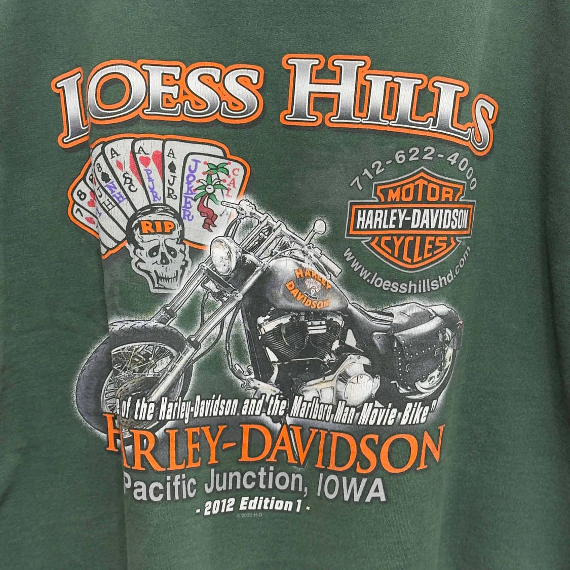 00s 할리데이비슨 후드 티셔츠 상품이미지10