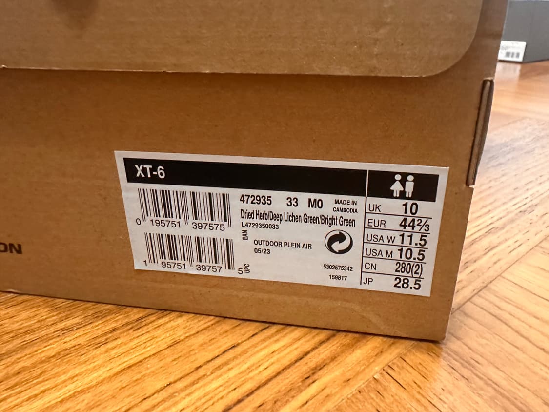 살로몬 xt-6 상품이미지6