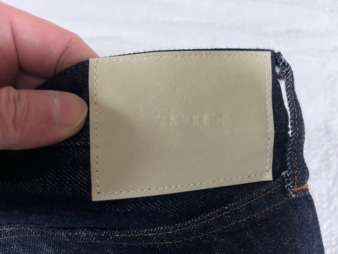 (3)언유즈드 UNUSED 원워시 데님 팬츠 상품이미지3