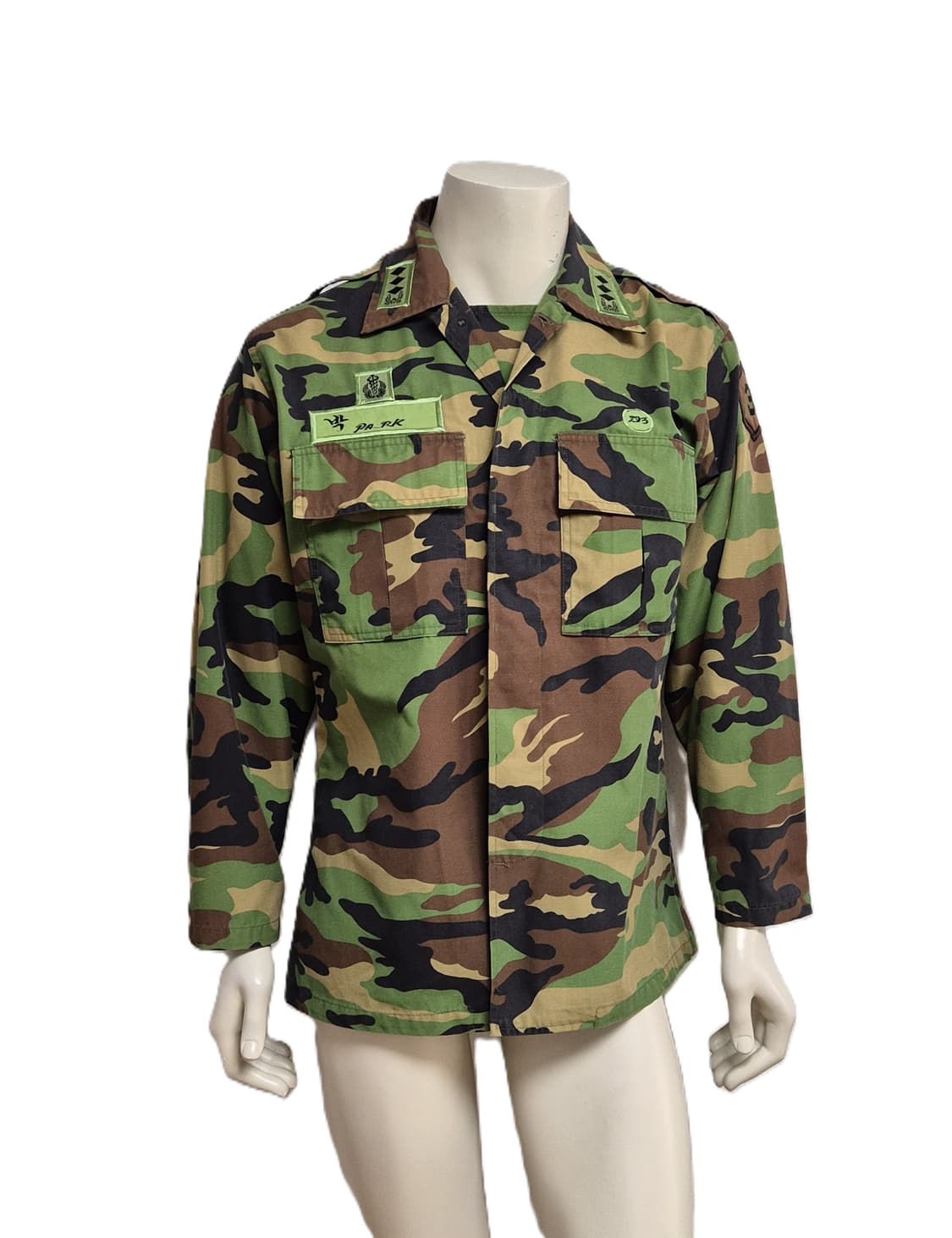 육군 구형 3군사령부 의무 대위 후기형 동계 전투복 상의 자켓 (L) 상품이미지1