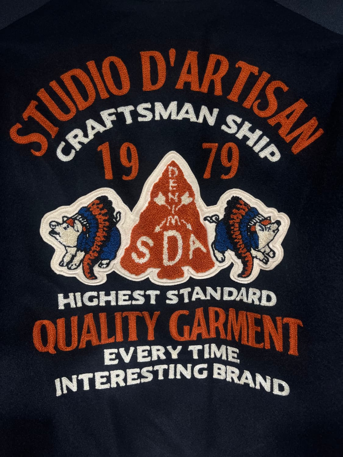 Studio D'Artisan 스튜디오 다치산 말가죽 바시티 상품이미지8