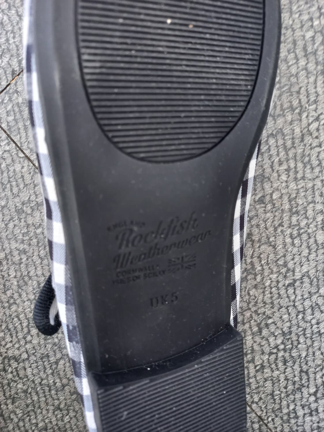 락피쉬웨더웨어 벨라 메리제인 체크 슈즈 235mm 상품이미지4