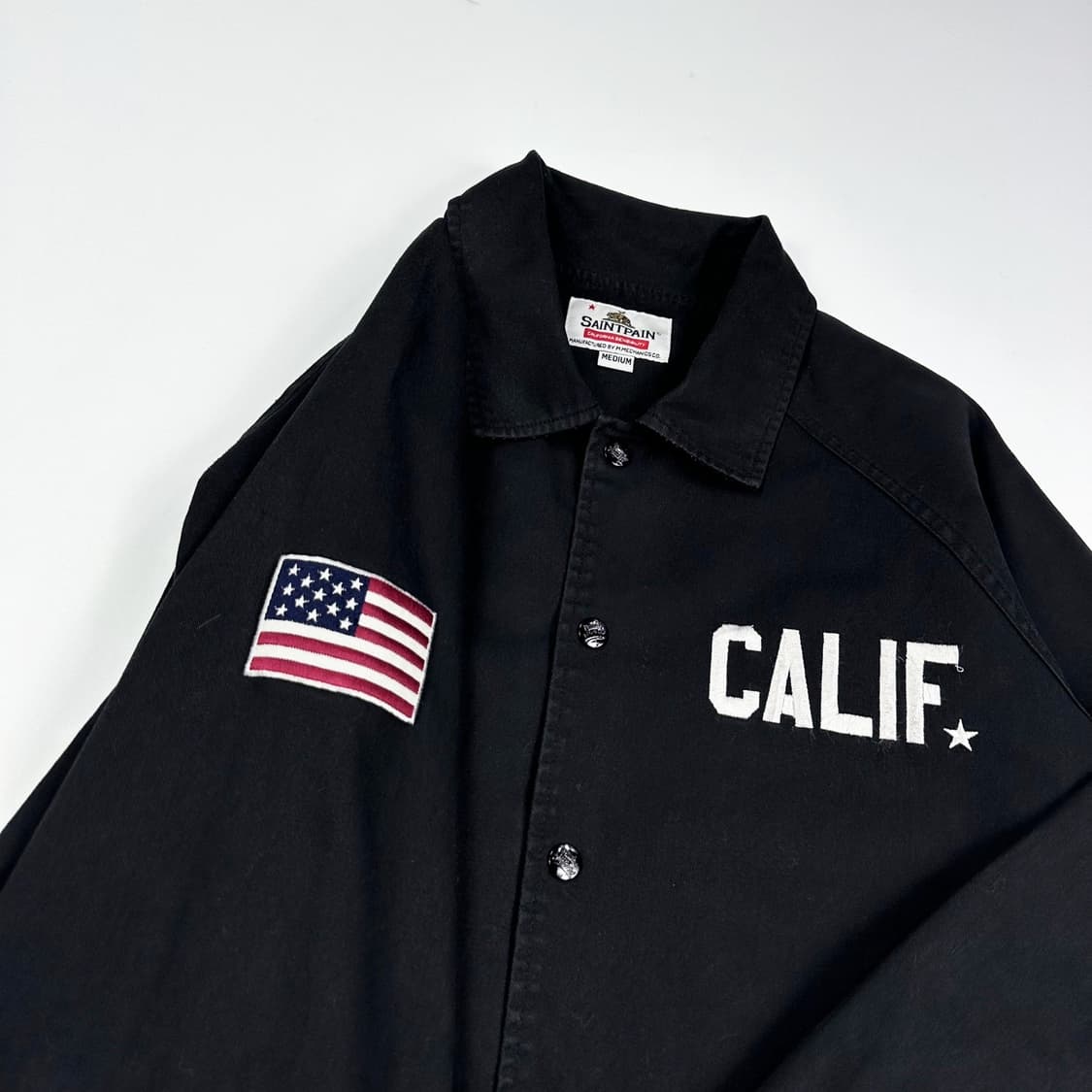 세인트페인 미카엘 블랙 코치자켓 (M) 상품이미지4