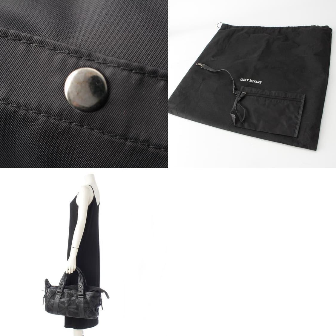 이세이미야케 가죽 나일론 낙하산 핸드백 상품이미지9