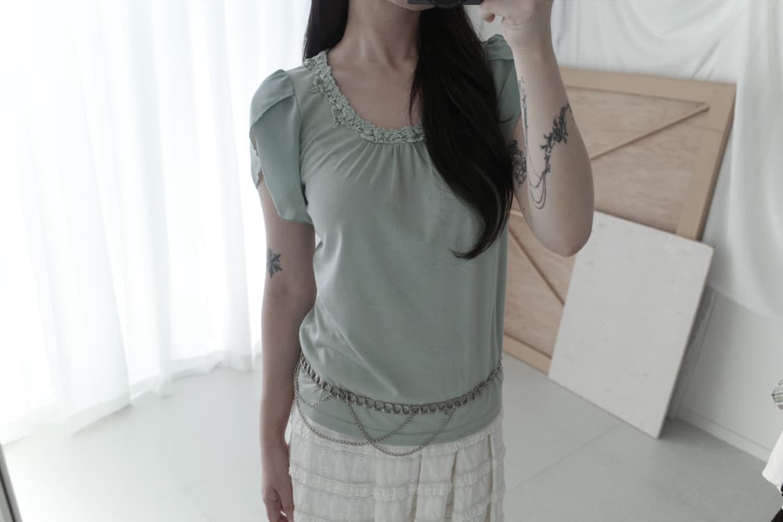 crochet tulip half T  상품이미지7
