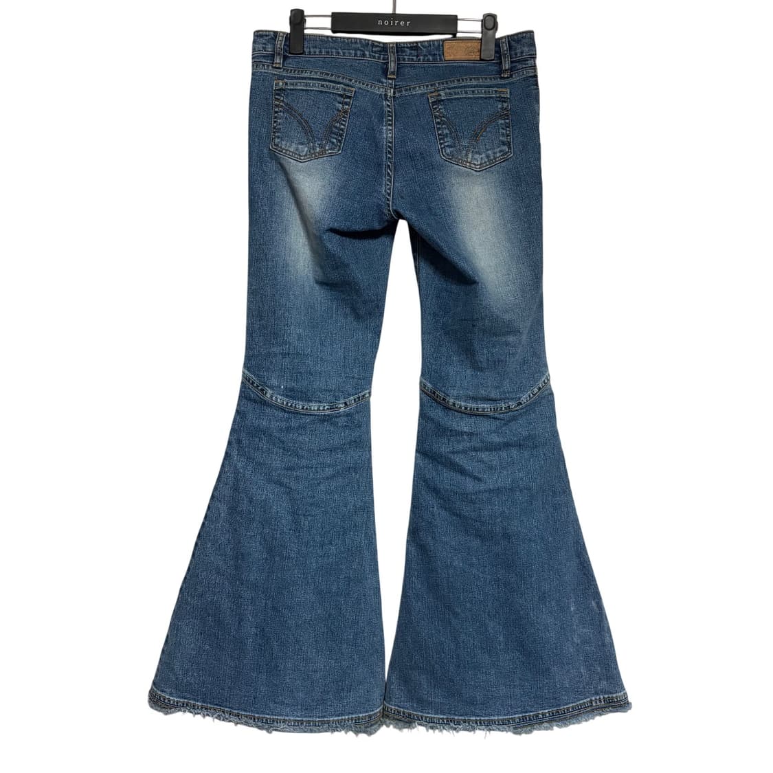 빈티지 빅 벨바텀 플레어 데님팬츠 29 히피 웨스턴 상품이미지6