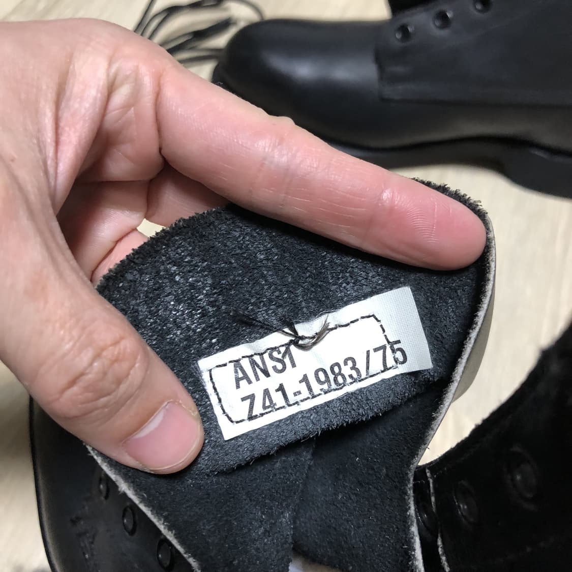 (250) 80's 데드스탁 새상품 미공군 에디슨 슈 컴퍼니 비행 부츠 상품이미지4