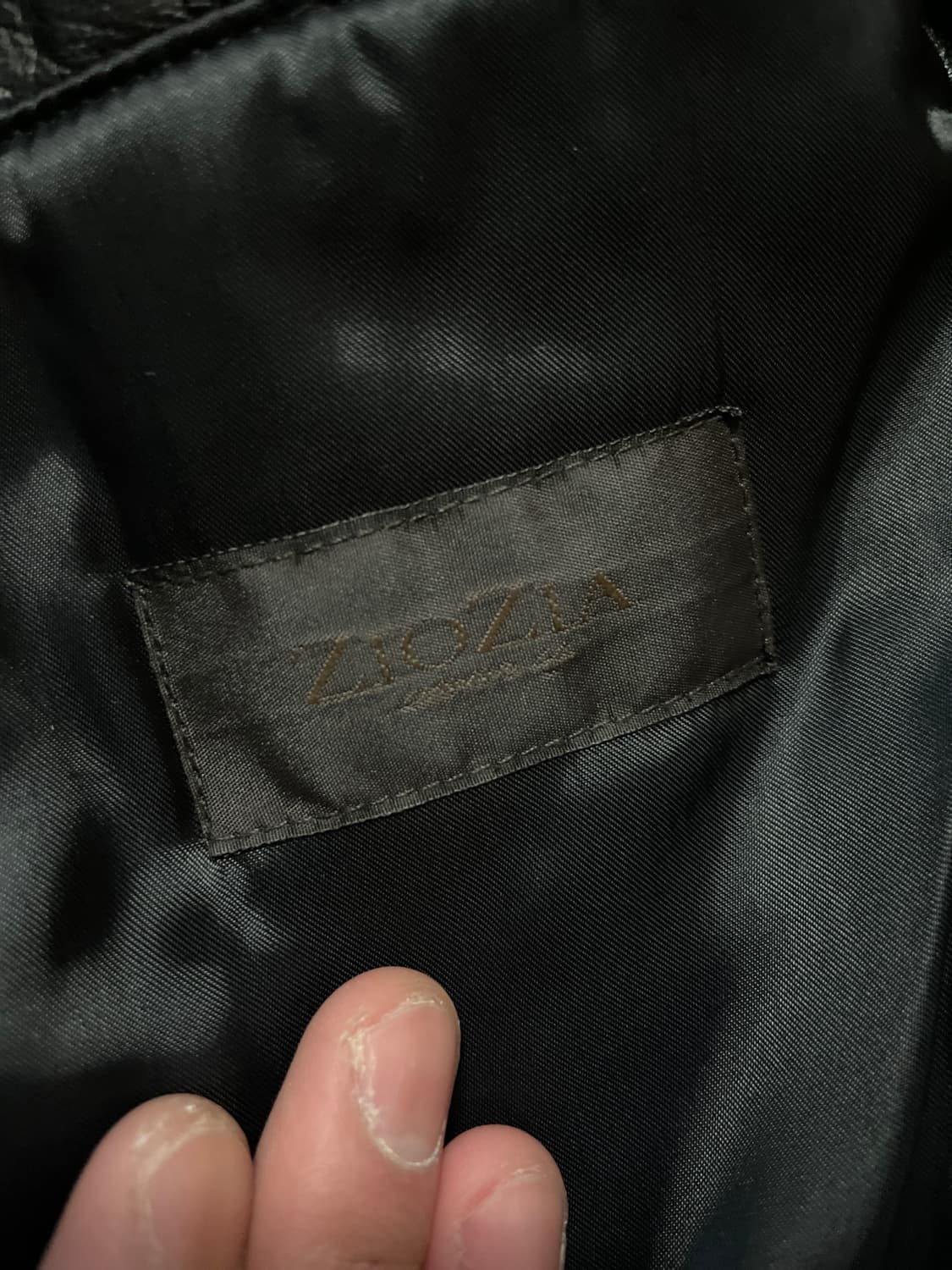 ZIOZIA 웨스턴 무드 4버튼 램스킨 양가죽 레더 카 코트 상품이미지6