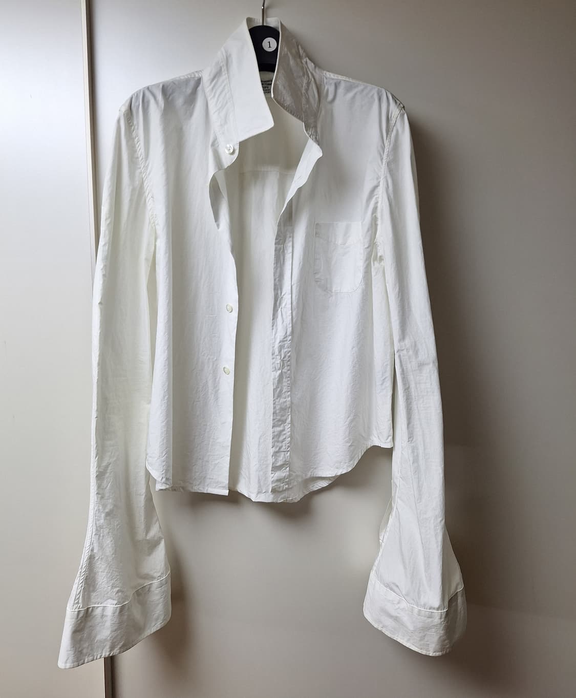 VETEMENTS 여성용 화이트 셔츠 M 상품이미지2