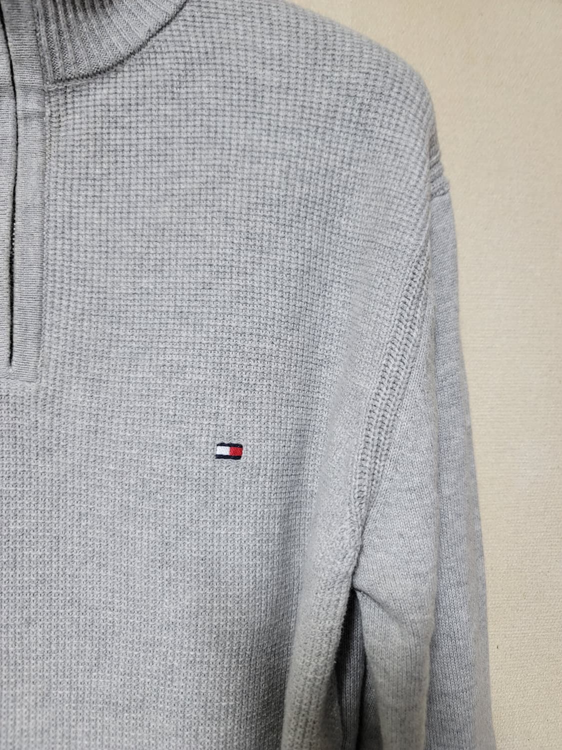 타미힐피거 반집업 프리미엄 코튼니트 상품이미지4