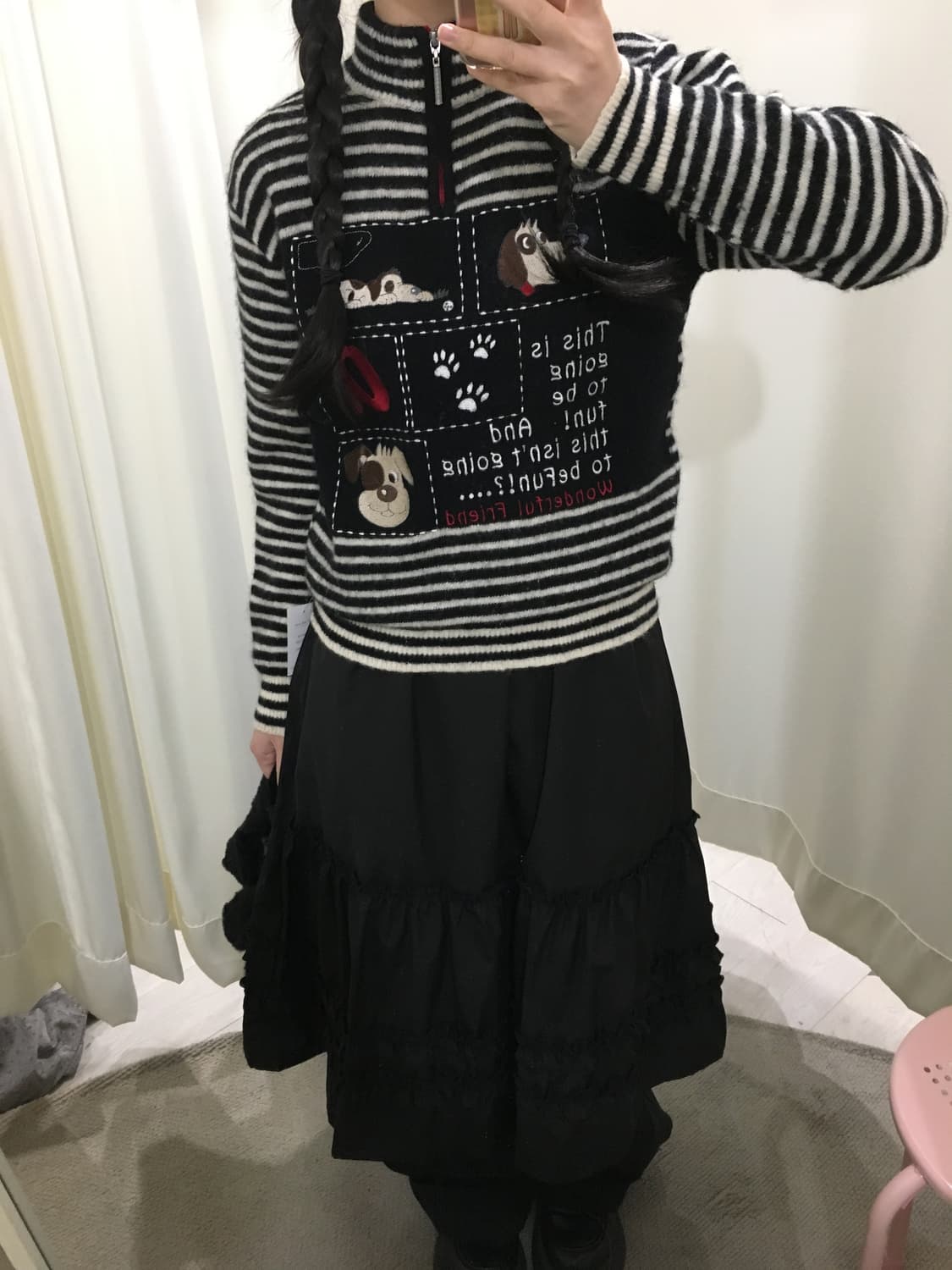 AXTECIO stripe knit 상품이미지3