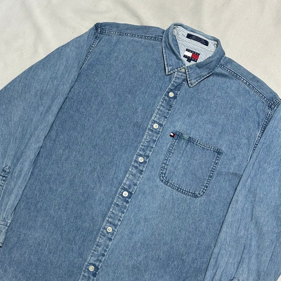 L 타미 진스 데님 셔츠 상품이미지1