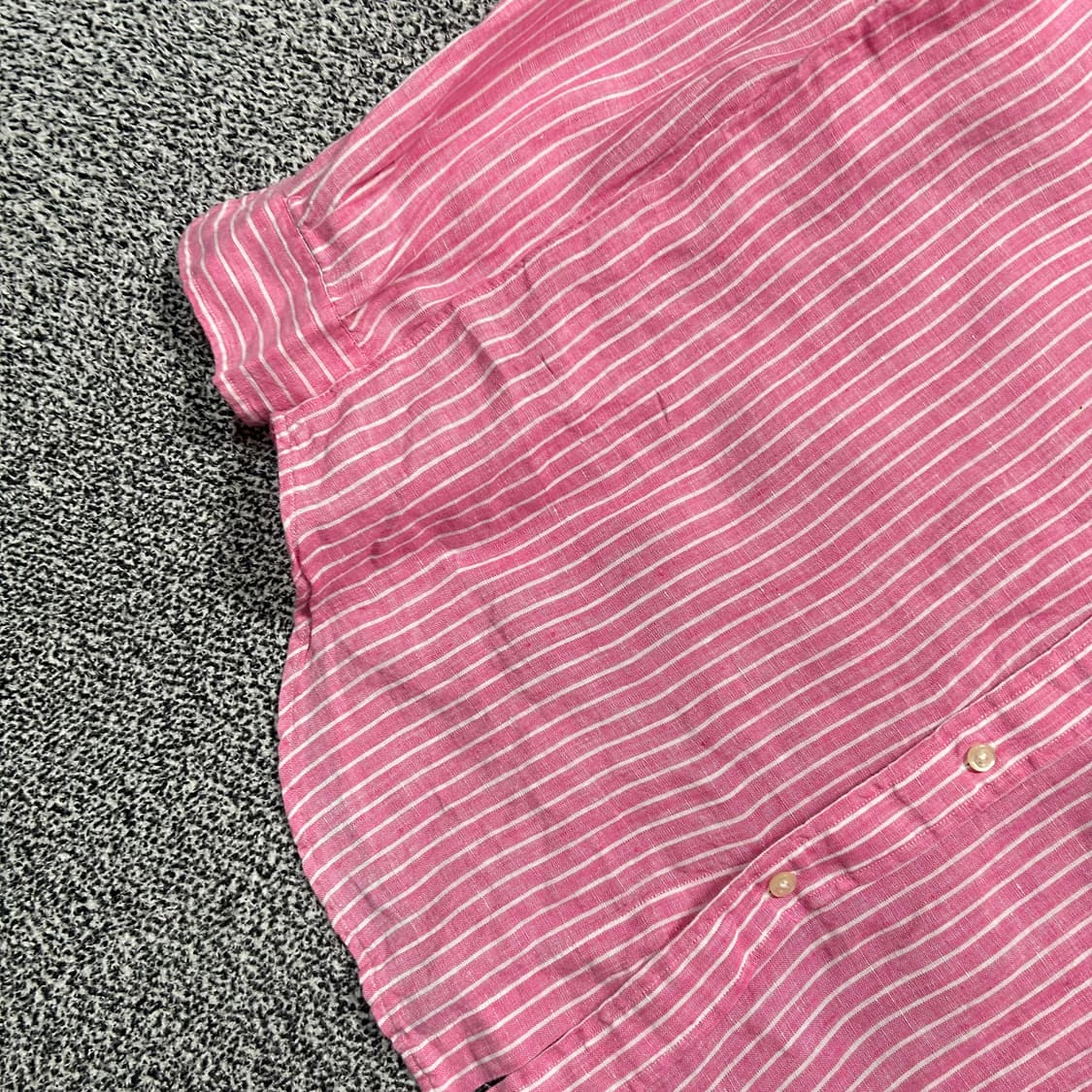 폴로 (POLO RalphLauren)핑크 스트라이프 시워서커 셔츠 상품이미지3