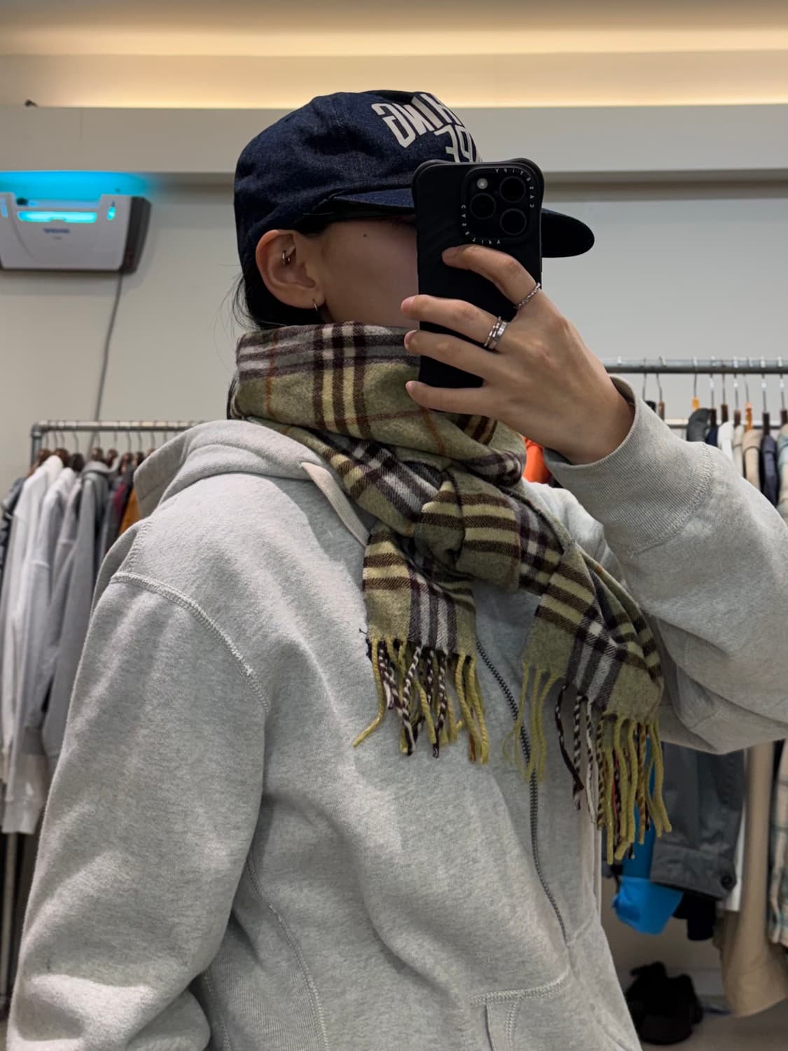 버버리 체크 머플러 상품이미지10