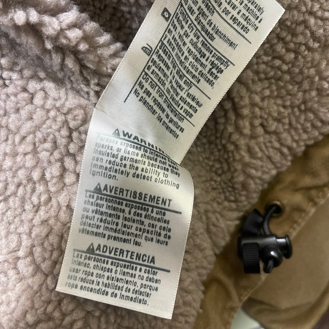 칼하트 후드 쉐어링 자켓 상품이미지8