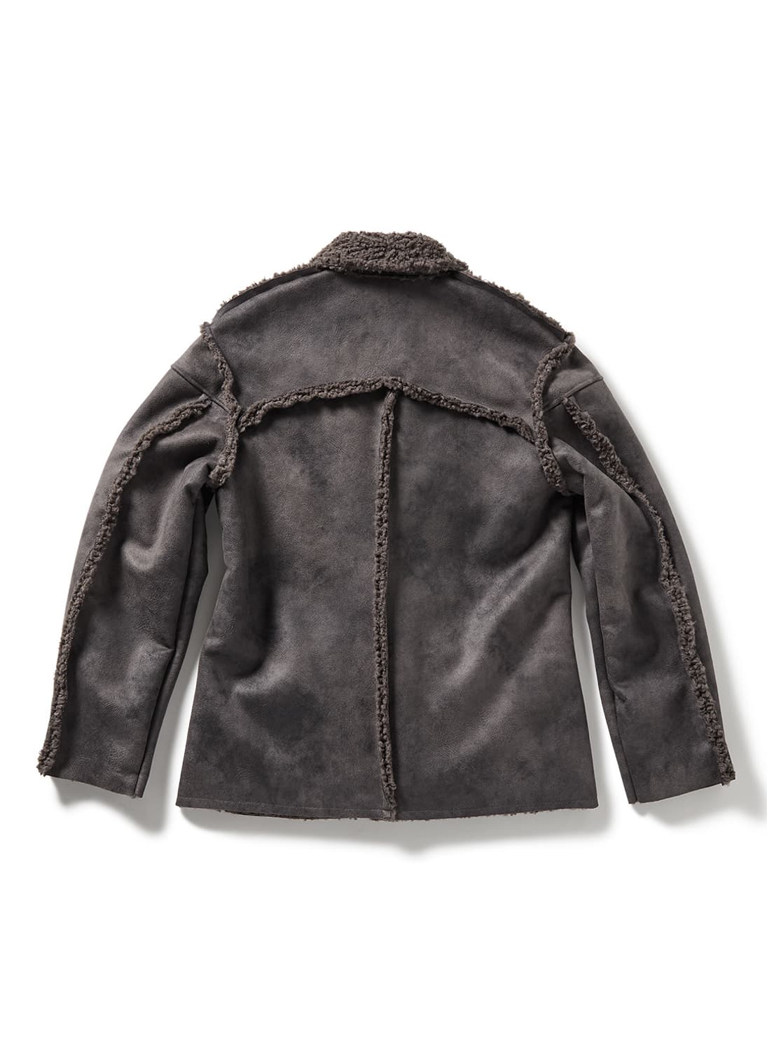 [F]퍼버즈 25fw Cut Line 무스탕 자켓 상품이미지4