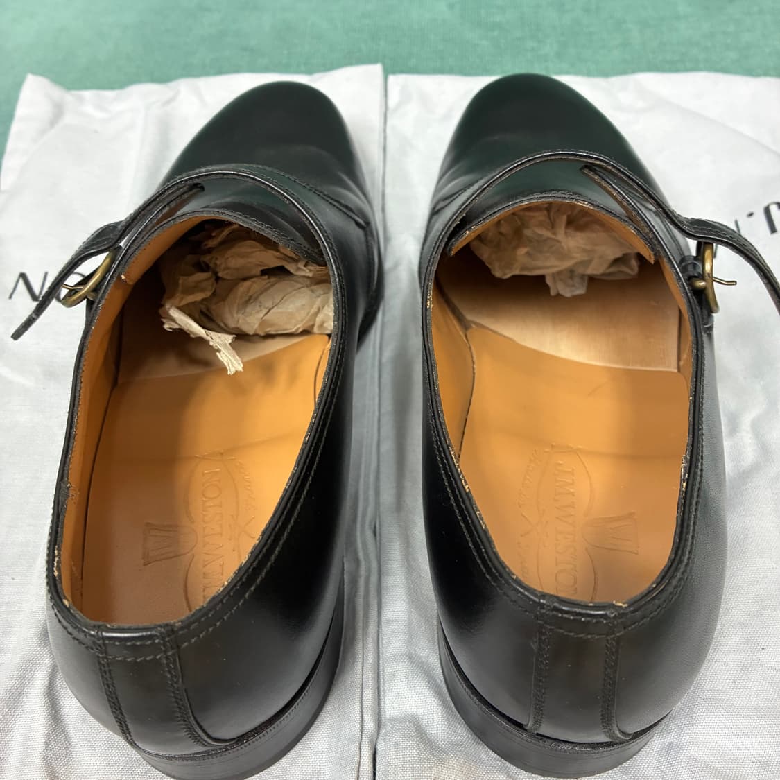 Simple Buckle 231 Derby Black Boxcalf 상품이미지7