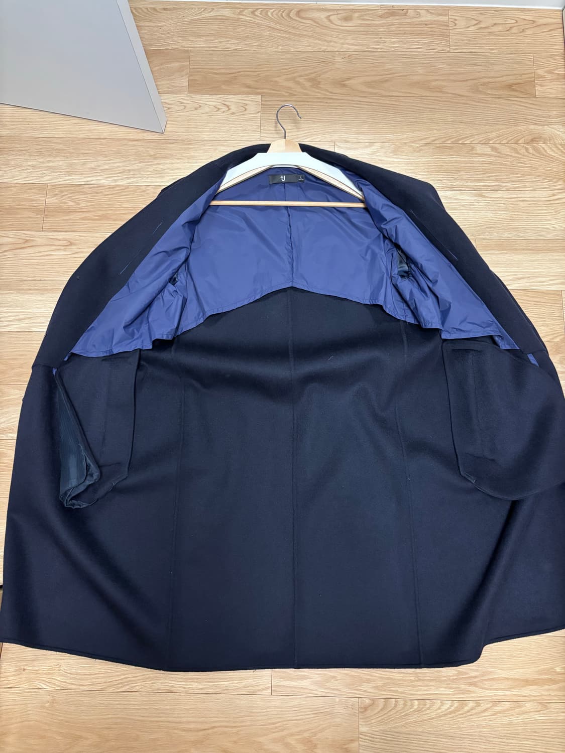 [L] 유니클로 질샌더 +J 캐시미어블렌드 오버사이즈 체스터코트 상품이미지6