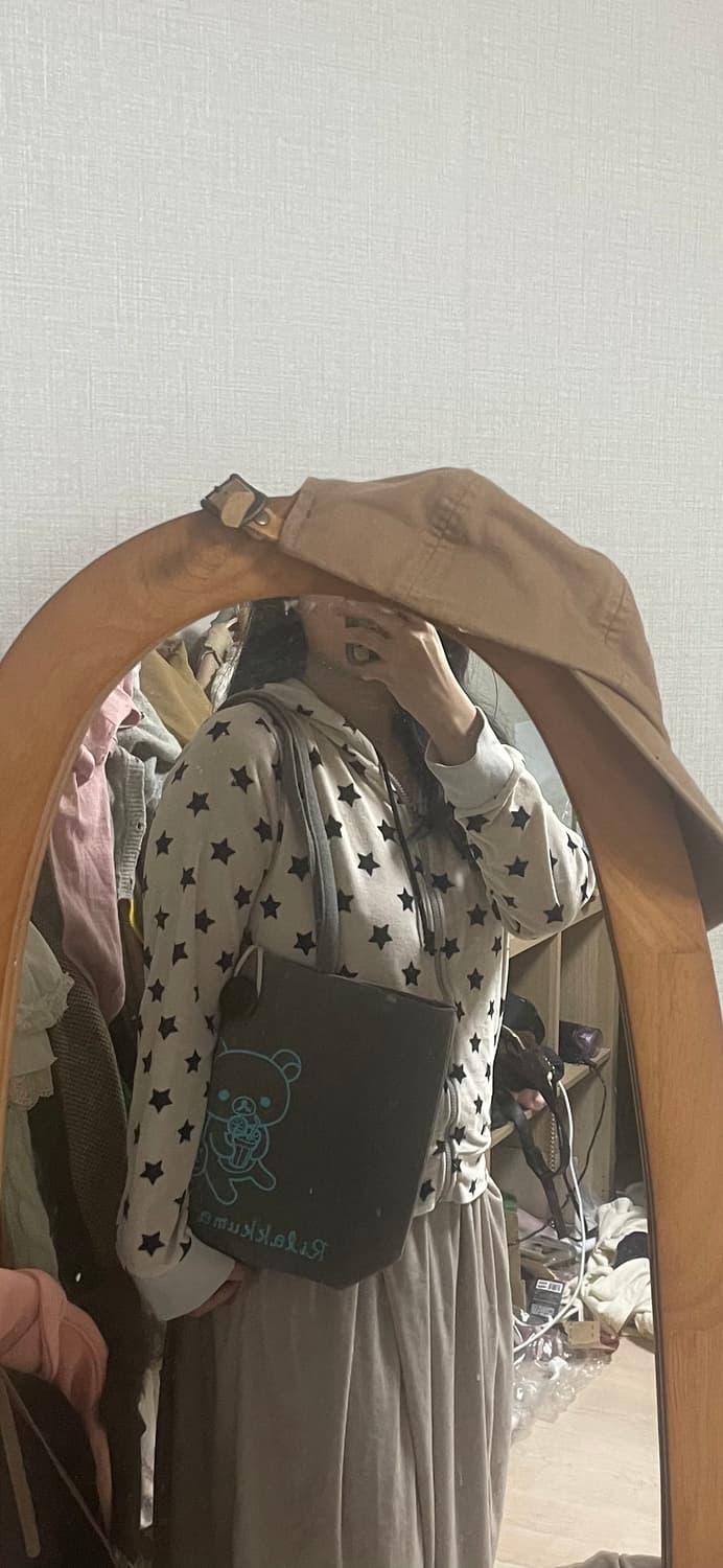 모리걸 빈티지 리락쿠마 에코백 🩶🩵 상품이미지4