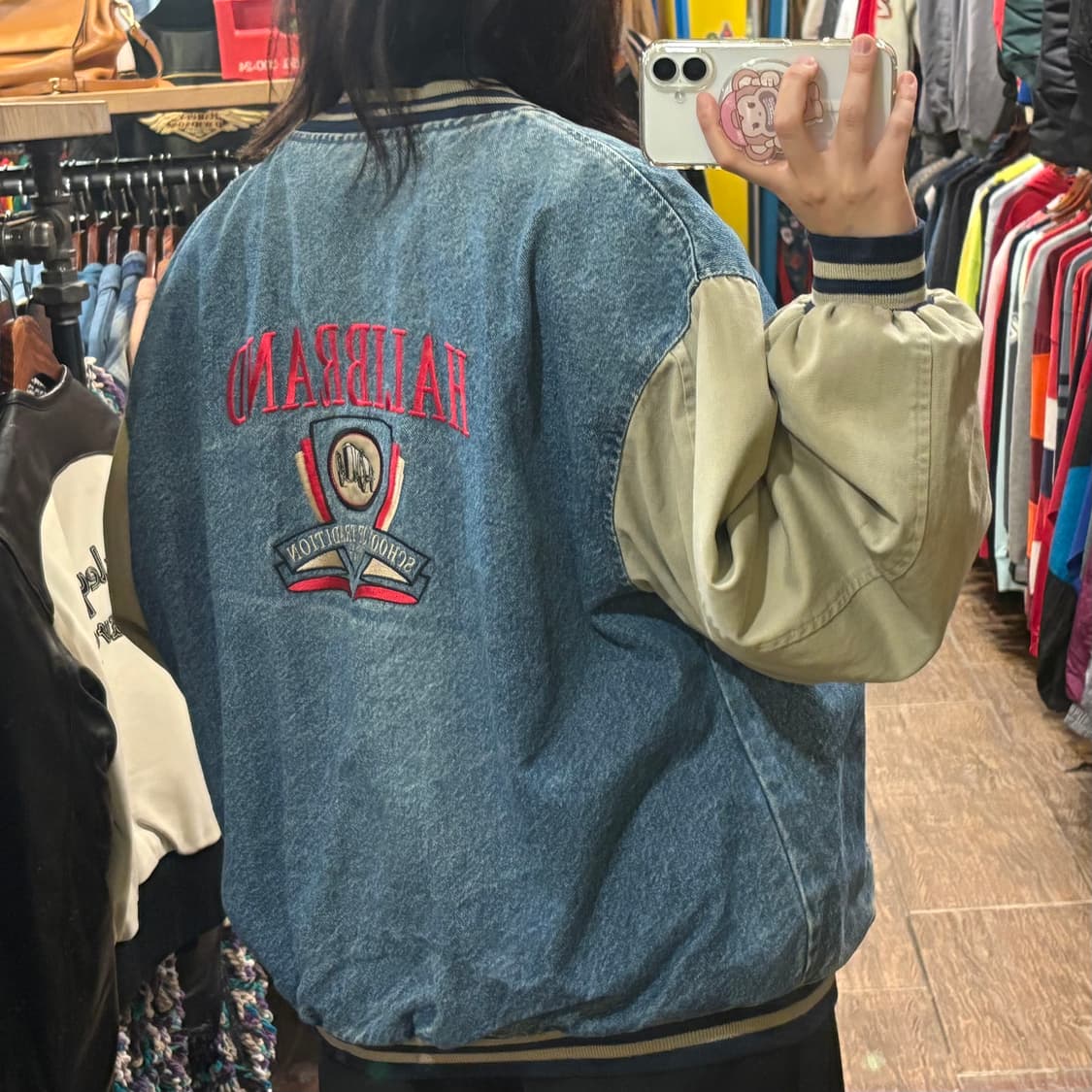 [HI] VTG 베이스볼 데님 자켓 상품이미지5