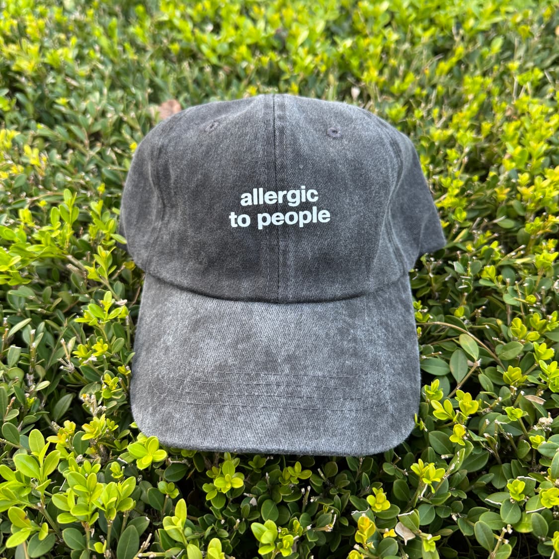 USA allergictopeople 빈티지 모자 볼캡 피그먼트 상품이미지1