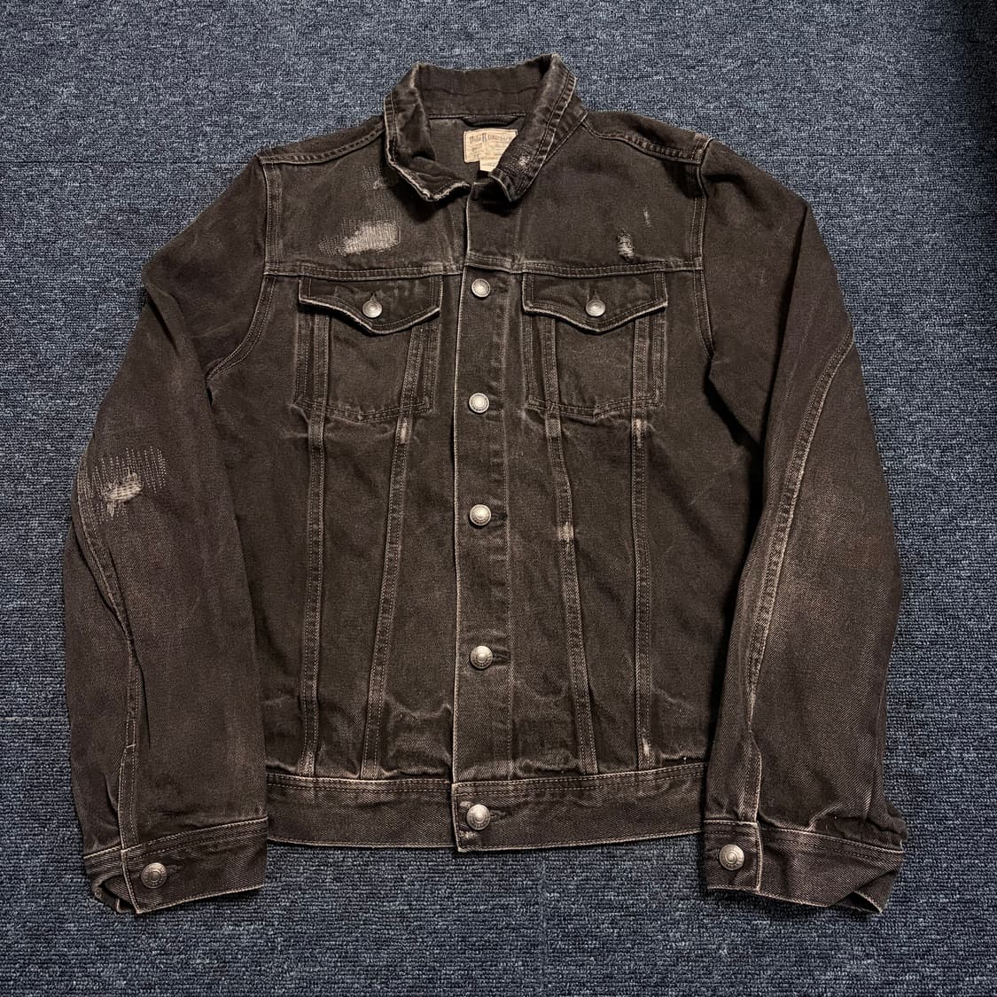 폴로 랄프로렌 성조기 블랙 데님 자켓 상품이미지1