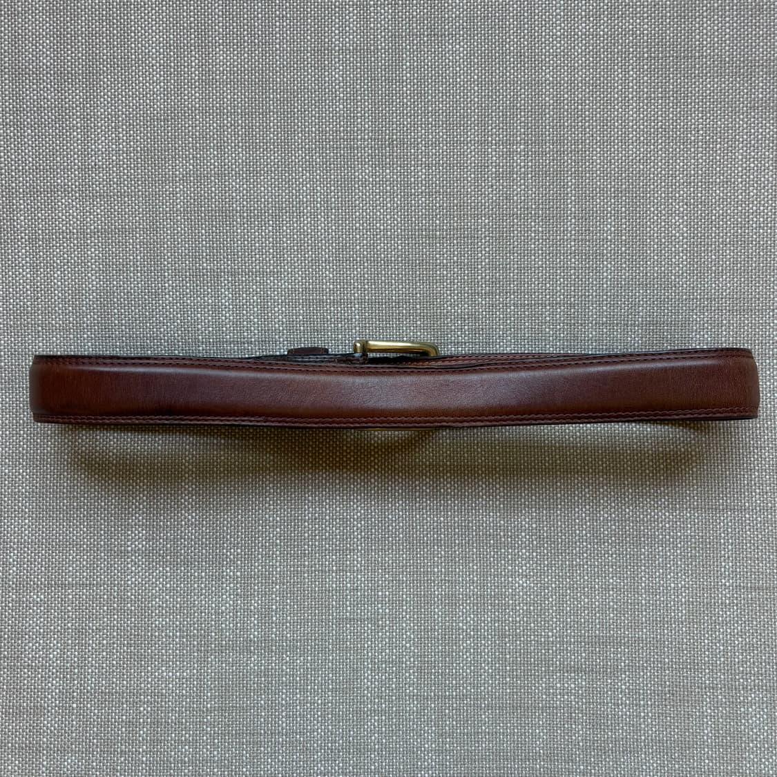 [27] 90s USA GAP 브라운 레더 솔리드 브라스 벨트 상품이미지4