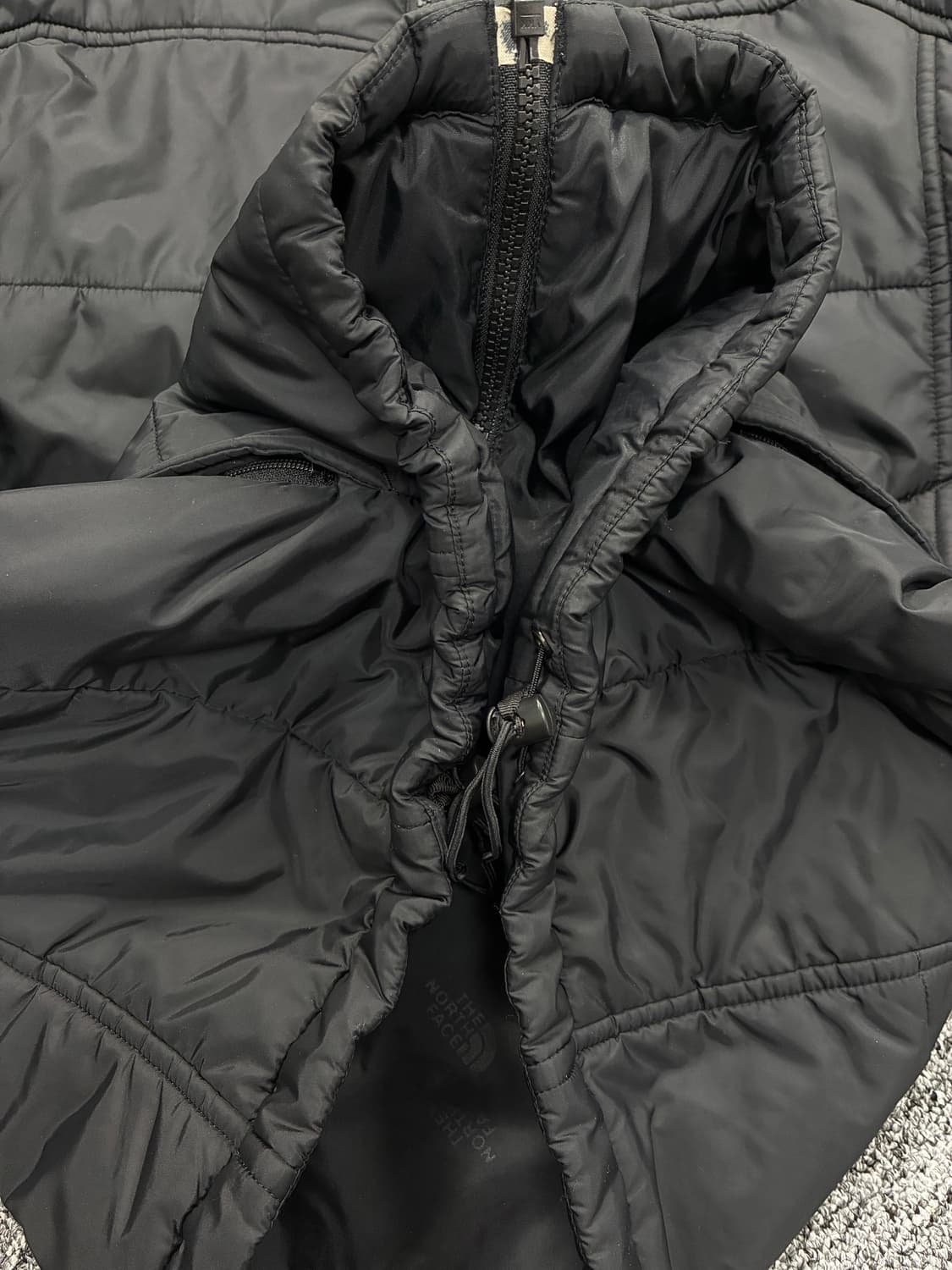 노스페이스 블랙 경량 점퍼 L 상품이미지8