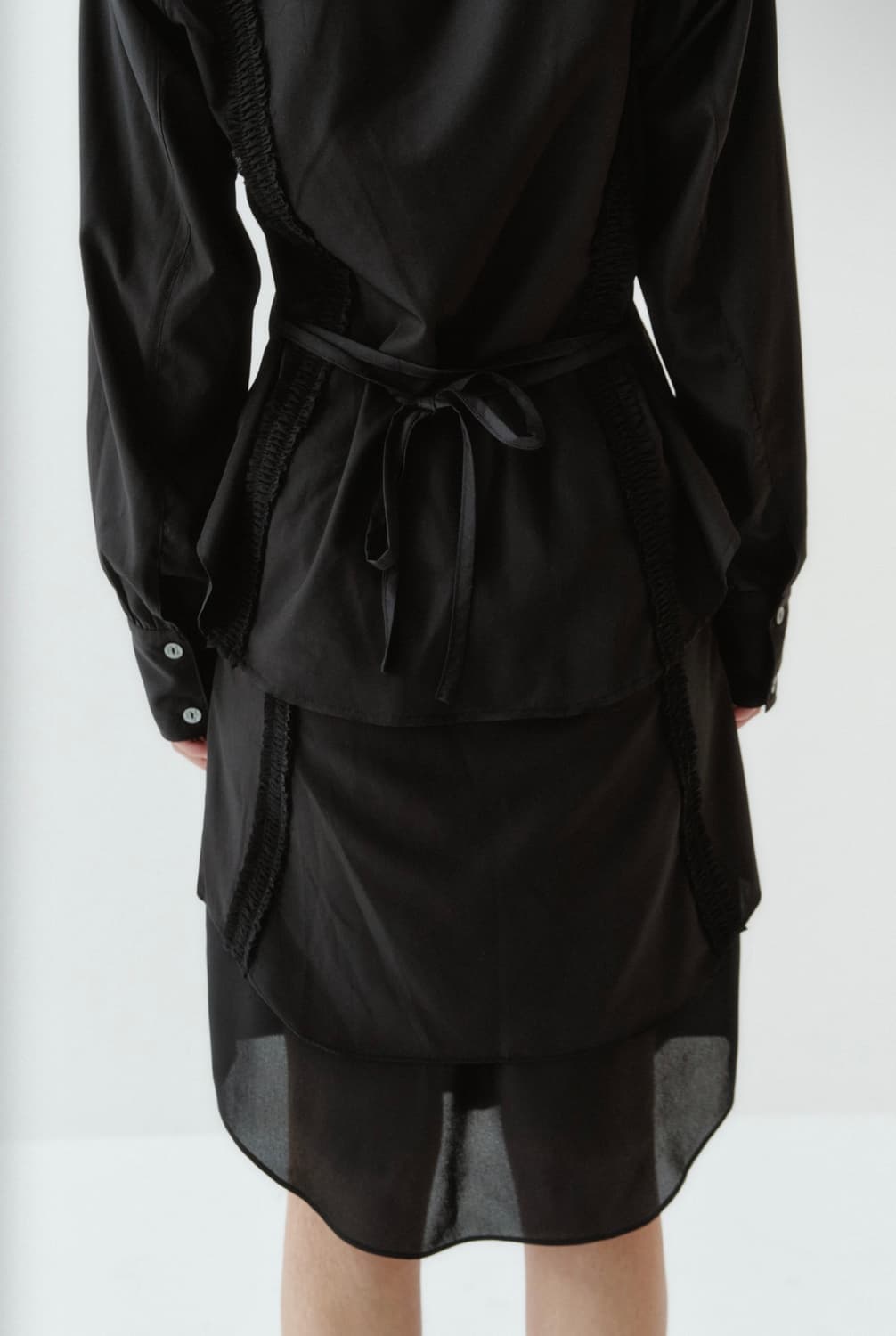 김미더영 새틴 블라우스 상품이미지4