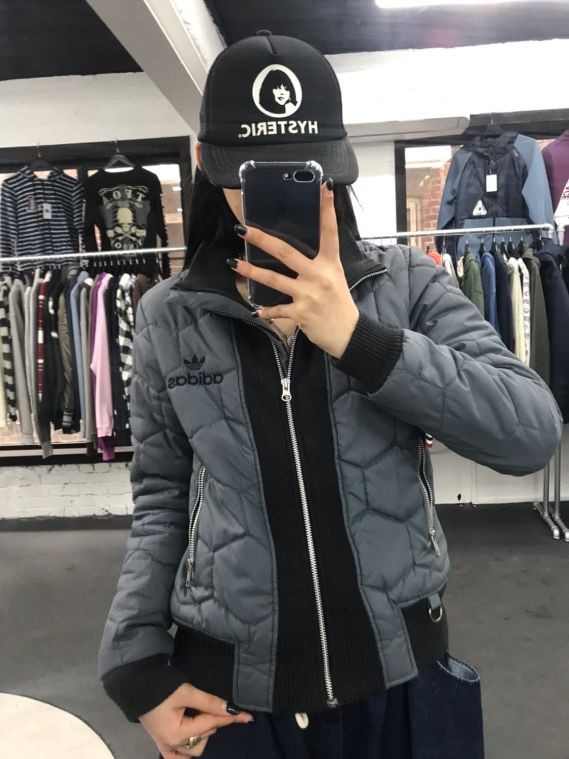 아디다스 올드스쿨 퀼팅 봄버자켓 상품이미지3