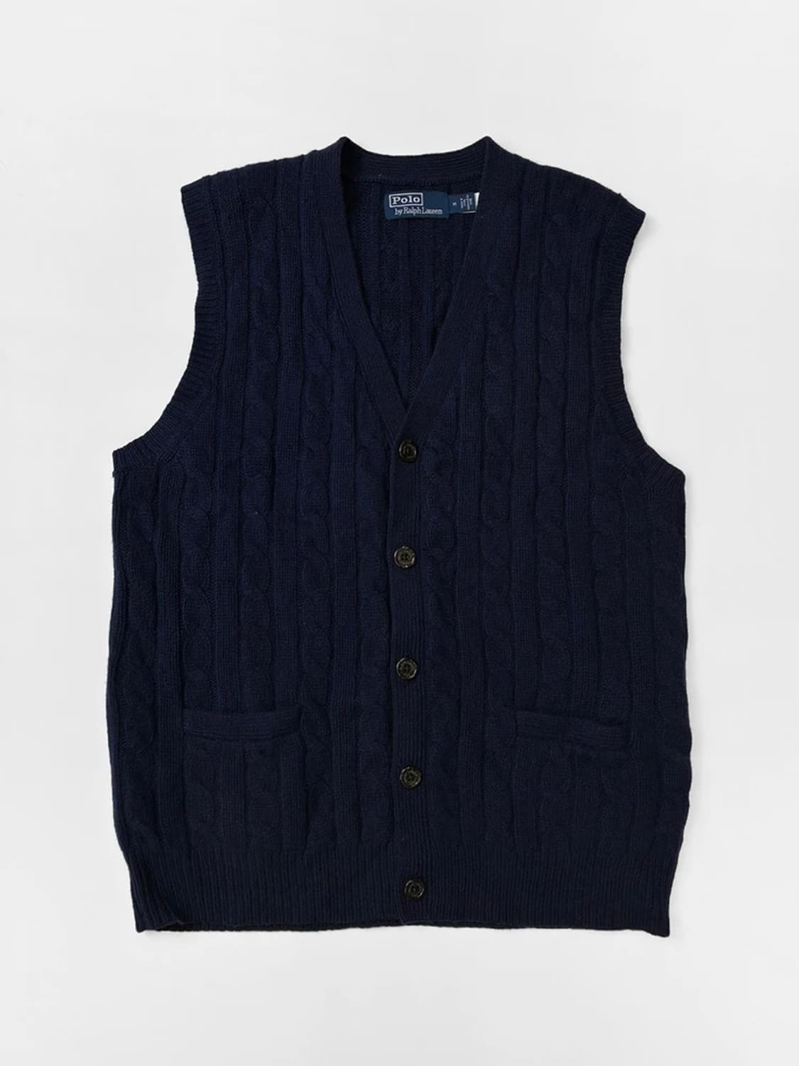 폴로 랄프로렌 20FW 캐시미어 울 케이블 니트 조끼 PN5686 상품이미지1