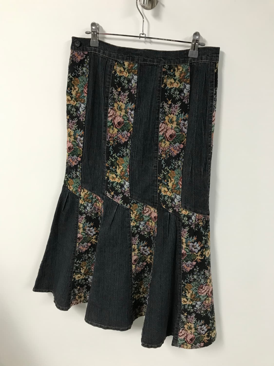 빈티지 자가드 머메이드 데님 스커트 상품이미지6