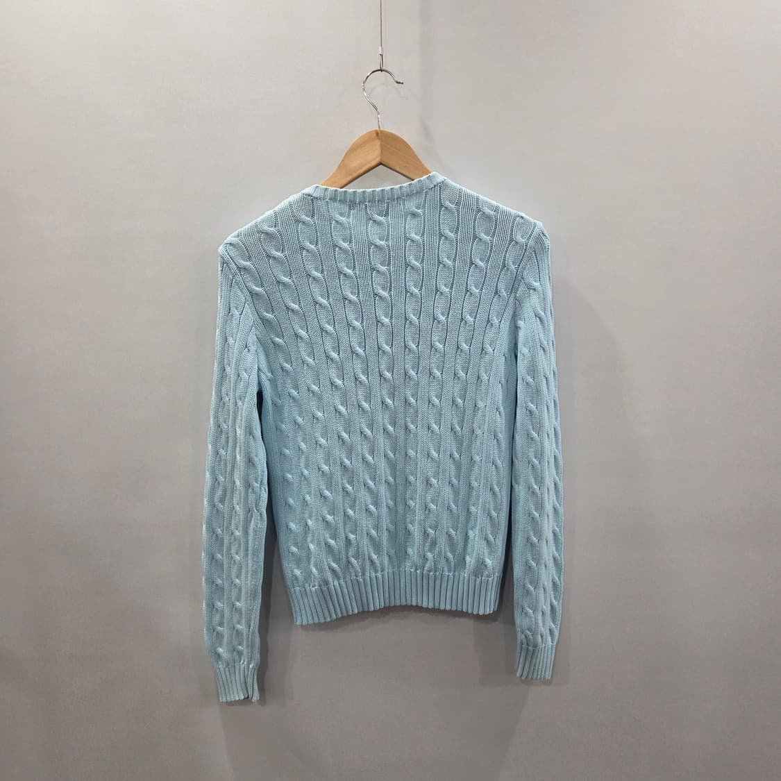 폴로랄프로렌 우먼 코튼 케이블 니트 M 상품이미지5