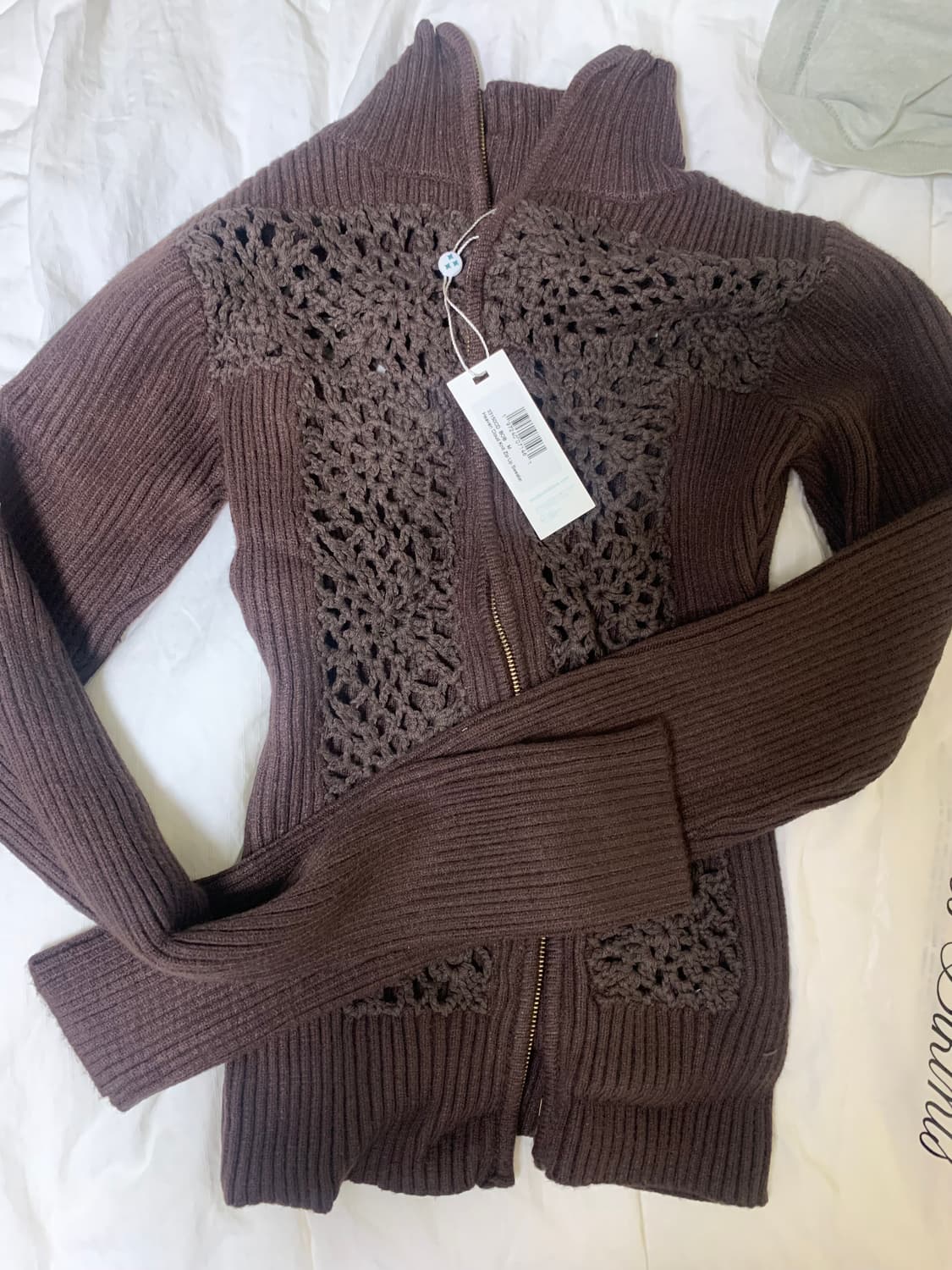 Frankies Bikinis 프랭키스 비키니스 크로셰 니트 집업 상품이미지5