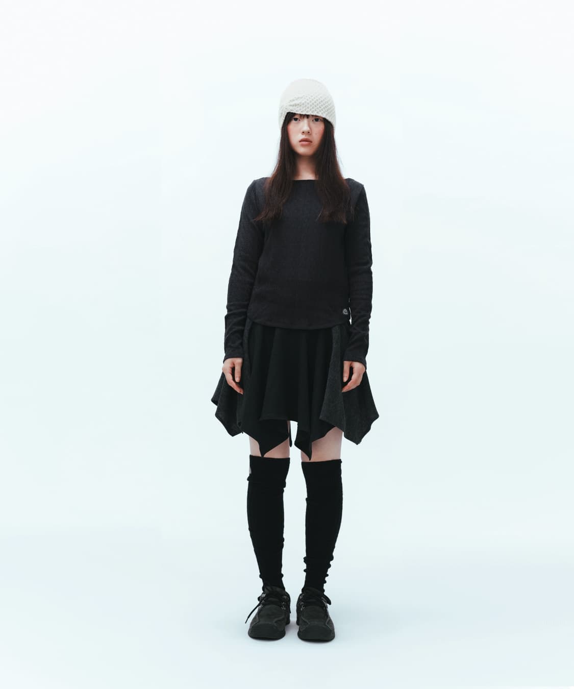 코이세이오 2WAY LONGSLEEVES CHARCOAL 상품이미지1