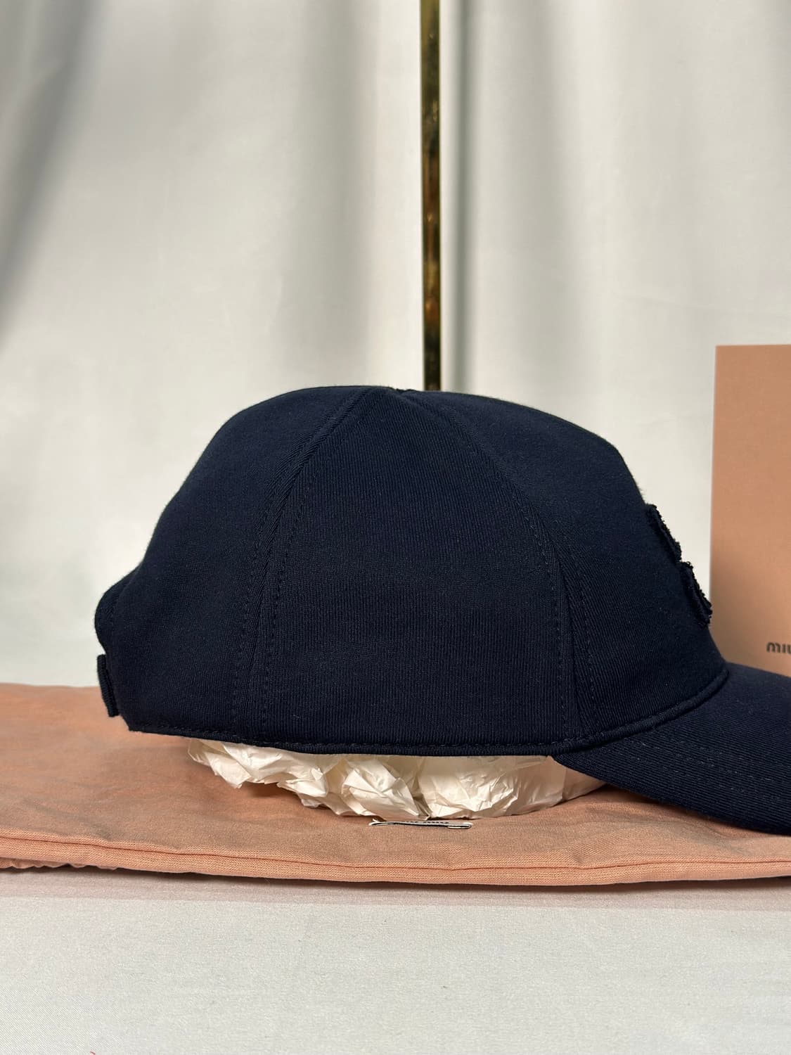 미우미우 데님 베이스볼캡 새상품 상품이미지4