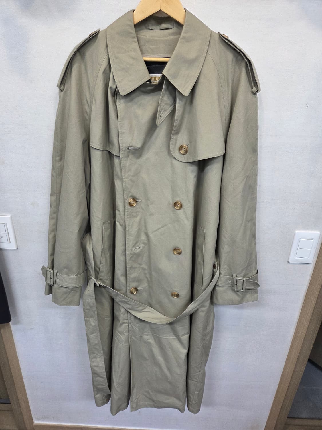 런던포그 트렌치코트 내피 O xl xxl 상품이미지1