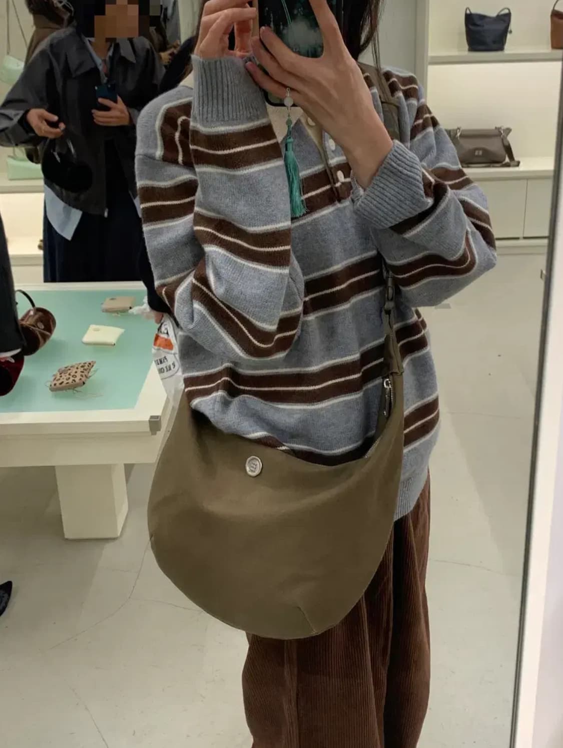 미닛뮤트 클로웨이스트 카키 라지(실사o) 상품이미지6