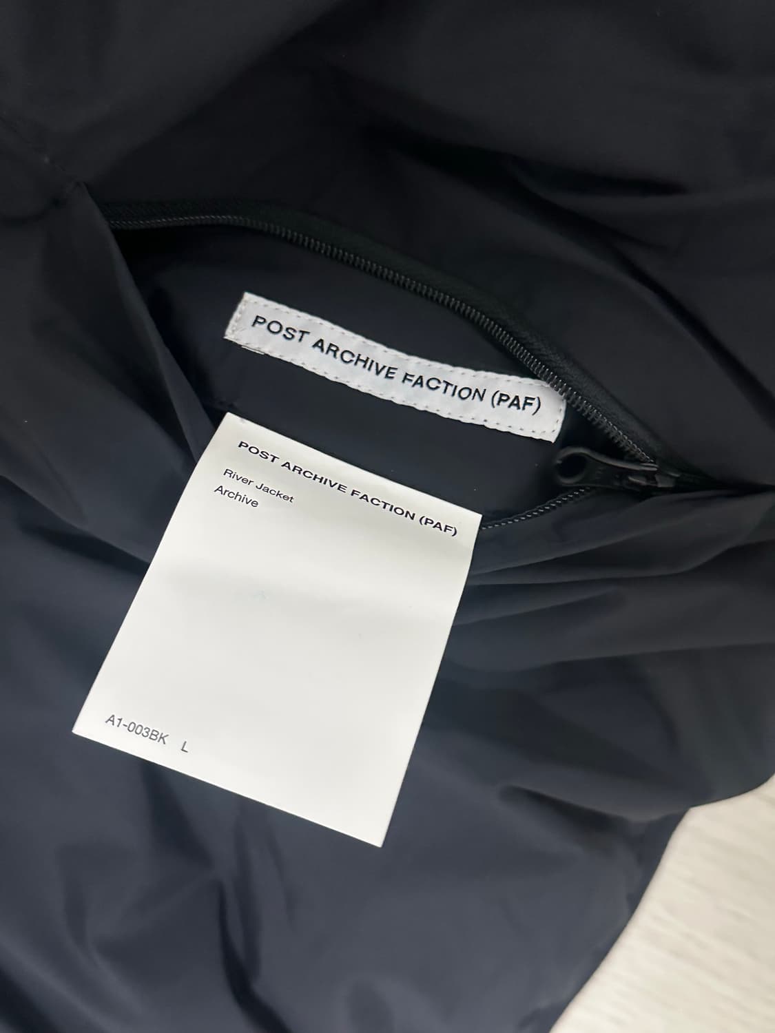 파프 리버자켓 블랙 L 상품이미지3